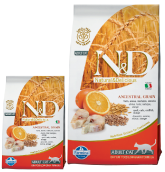 N&D Low Grain CAT Adult Codfish&Orange 10kg