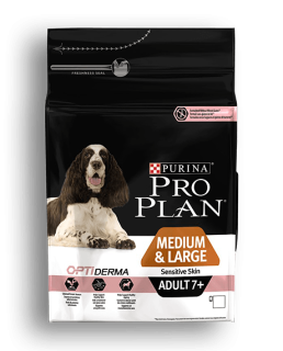 Pro Plan Dog Medium & Large Adult 7 Sensitive Skin 14kg