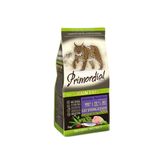 Primordial GF Cat Sterilizzato Turkey&Herring 2kg