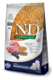 N&D Low Grain Puppy M/L Lamb & Blueberry 12kg