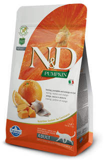 N&D Grain Free Cat Adult Pumpkin Herring & Orange 1,5kg