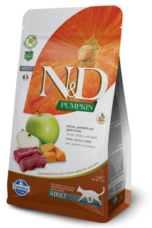 N&D GF Pumpkin Cat Venison & Apple 1,5kg