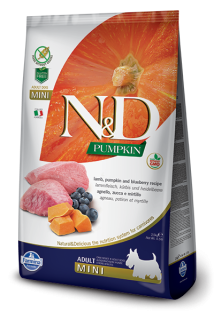 N&D Grain Free Dog Pumpkin Adult Mini Lamb & Blueberry 2,5kg