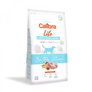 Calibra Dog Life Junior Medium Breed Chicken 12 kg