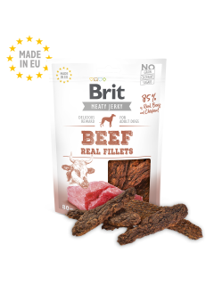 Brit Meat Jerky Snack-Beef and chicken Fillets 200g