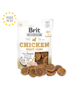 Brit Meat Jerky Snack–Meaty coins with Insect 200g