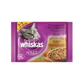 Whiskas 4 druhy masa 4x100g