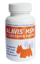 Alavis MSM Glukosamin sulfát pro psy 60tbl.