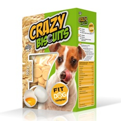 DIBAQ Crazy Biscuits piškoty pro psy 180g