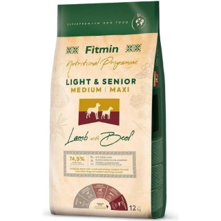 Fitmin Light Senior Medium Maxi Lamb&Beef 12kg