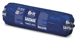 Brit Sausage With Turkey & Rice 800g