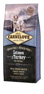 Brit Carnilove Dog Salmon&Turkey Puppies 1,5kg