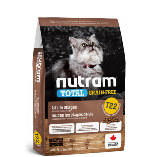 Nutram T22 Total Grain Free Turkey, Chicken & Duck Cat 1,13kg