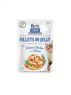 Brit Care Cat Pouch Choice Chicken with Cheese in Jelly 85g