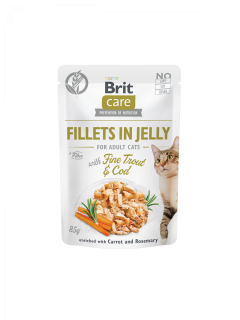 Brit Care Cat Pouch Trout & Cod in Jelly 85g