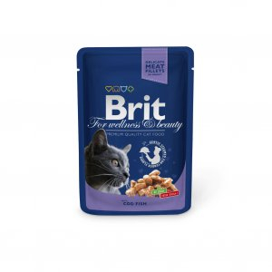 Brit Premium Cat Pouches with Cod Fish 100g