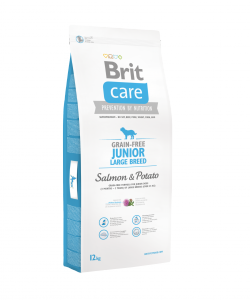 Brit Care Dog Grain Free Junior Large Breed Salmon & Potato 1kg