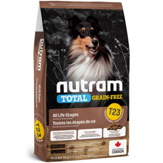 Nutram T23 Total GrainFree Turkey Chicken Duck Dog 11,4kg
