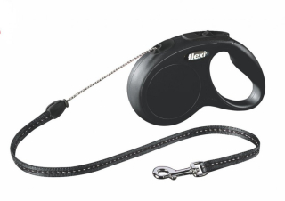 Flexi vodítko New Classic S lanko 5m/12kg černé