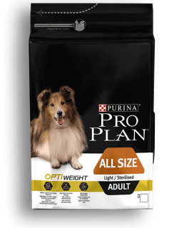 Pro Plan Dog All Size Adult Light & Sterilised 3kg