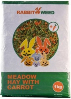 Rabbit Weed luční seno s mrkví 1 kg