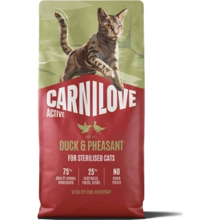 Carnilove Active Adult Cat All Breeds Sterilised Duck & Pheasant 400g