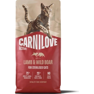 Carnilove Active Adult Cat All Breeds Sterilised Lamb & Wild Boar 400g
