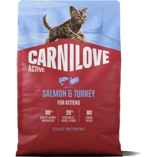 Carnilove Cat Active Dry Salmon & Turkey Kittens 400g