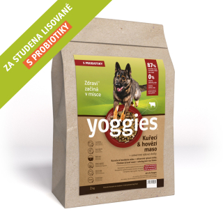Yoggies kuřecí & hovězí 15 kg