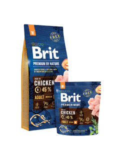 Brit Premium by Nature Adult M 1kg
