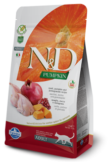 N&D GF Pumpkin Cat Quail & Pomegranate 300g