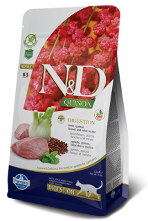 N&D GF Quinoa Cat Digestion Lamb & Fennel 300g