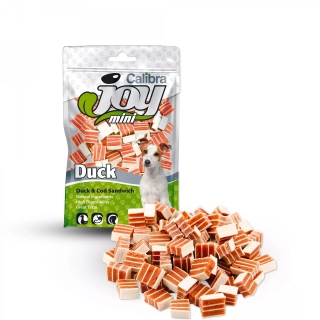 Calibra Joy Mini Duck & Cod Sandwich 70g NEW 