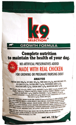 K-9 SELECTION GROWTH FORMULA  12kg
